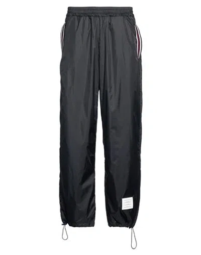 Thom Browne Man Pants Navy Size 1 Polyamide In Blue