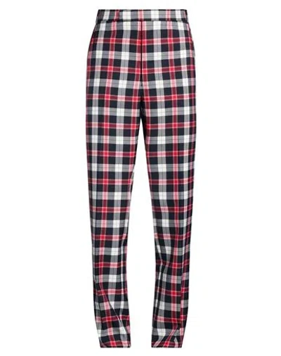 Thom Browne Man Pants Red Size 0 Wool, Polyester