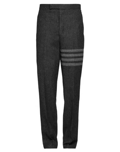 Thom Browne Man Pants Steel Grey Size 4 Wool