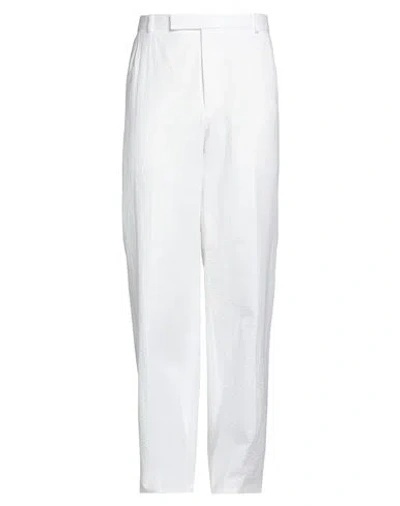 Thom Browne Man Pants White Size 3 Cotton