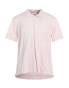 Thom Browne Man Polo Shirt Pink Size 4 Cotton