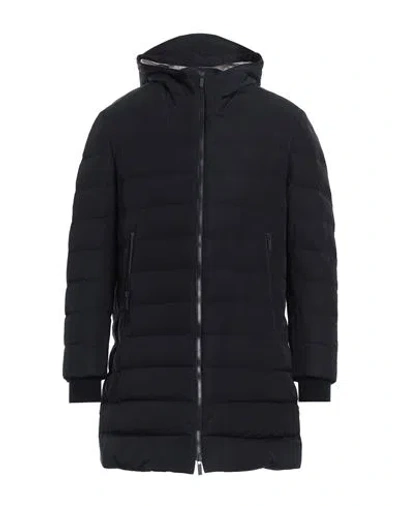 Thom Browne Man Puffer Midnight Blue Size 0 Polyester, Polyamide
