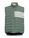 Thom Browne Man Puffer Military Green Size 4 Polyester