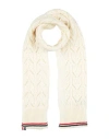 Thom Browne Man Scarf Cream Size - Merino Wool