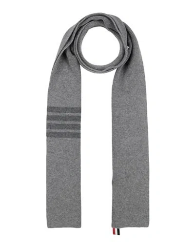 Thom Browne Man Scarf Grey Size - Cashmere