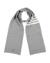 Thom Browne Man Scarf Grey Size - Wool