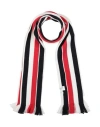 Thom Browne Man Scarf Ivory Size - Wool In White