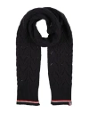 Thom Browne Man Scarf Midnight Blue Size - Merino Wool