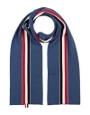 Thom Browne Man Scarf Slate Blue Size - Merino Wool