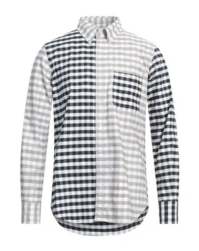Thom Browne Man Shirt Light Grey Size 5 Cotton