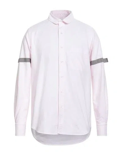 Thom Browne Man Shirt Pink Size 3 Cotton