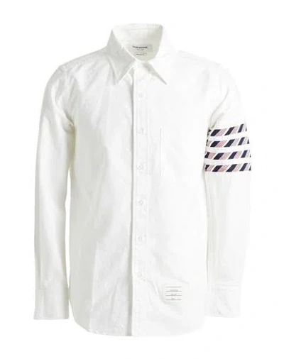 Thom Browne Man Shirt White Size 0 Cotton