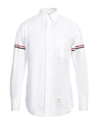 THOM BROWNE THOM BROWNE MAN SHIRT WHITE SIZE 1 COTTON