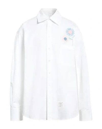 Thom Browne Man Shirt White Size 3 Cotton