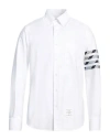 Thom Browne 4 Bar Straight Fit Shirt In White