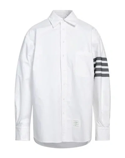 Thom Browne Man Shirt White Size 5 Cotton