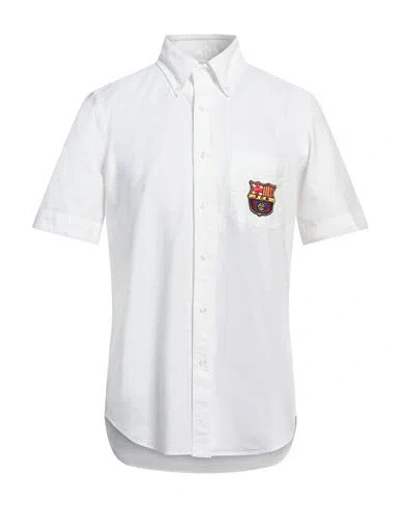 Thom Browne Man Shirt White Size 5 Cotton