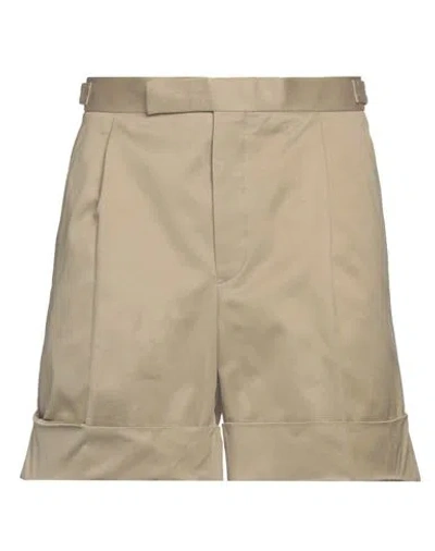 Thom Browne Beige Super Low-rise Shorts In 250 Khaki