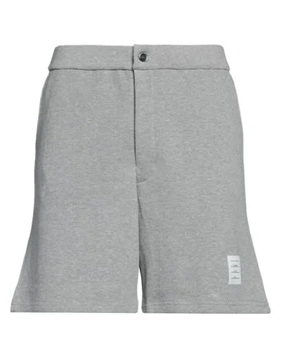 Thom Browne Man Shorts & Bermuda Shorts Light Grey Size 4 Cotton