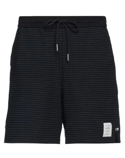 Thom Browne Man Shorts & Bermuda Shorts Midnight Blue Size 2 Cotton, Polyamide, Elastane