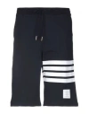 Thom Browne Pantaloncini Da Allenamento A 4 Barre In Blue
