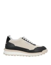 Thom Browne Cotton Alumni Trainer Rubber Sole In Beige
