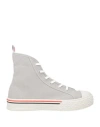 Thom Browne Man Sneakers Light Grey Size 8 Textile Fibers