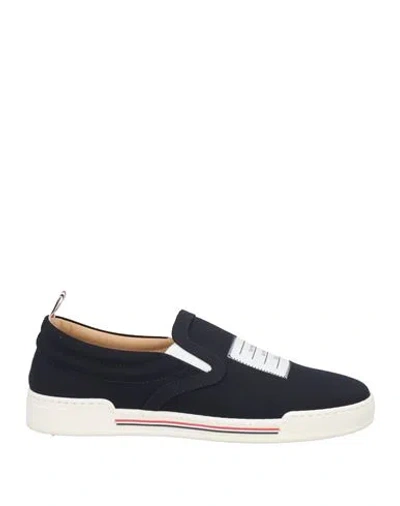 Thom Browne Man Sneakers Navy Size 7.5 Textile Fibers