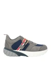 Thom Browne Man Sneakers Navy Size 9 Leather, Textile Fibers