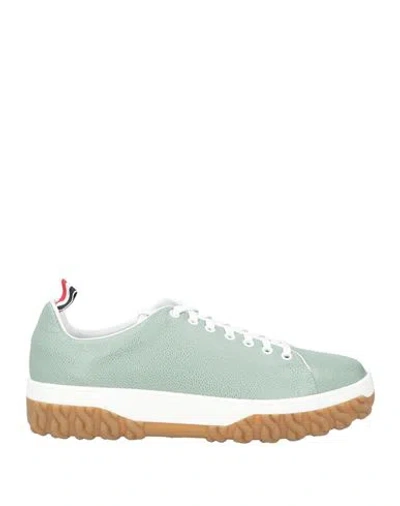 Thom Browne Man Sneakers Sage Green Size 9 Leather