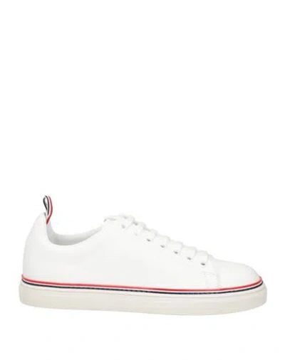 Thom Browne Man Sneakers White Size 6 Calfskin