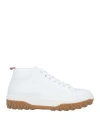 Shop Thom Browne Man Sneakers White Size 8 Calfskin