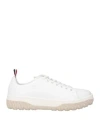 Thom Browne Man Sneakers White Size 9 Leather
