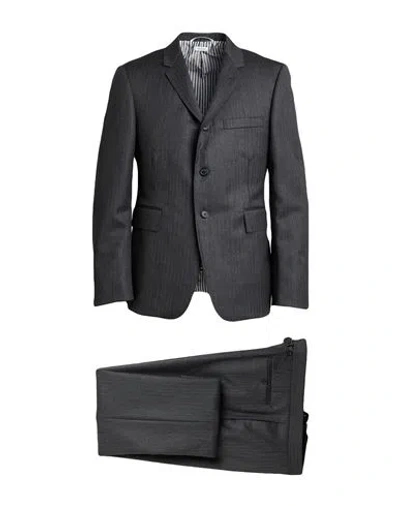 Thom Browne Man Suit Grey Size 3 Wool