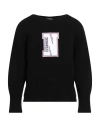 Thom Browne Man Sweater Black Size 5 Virgin Wool In Black