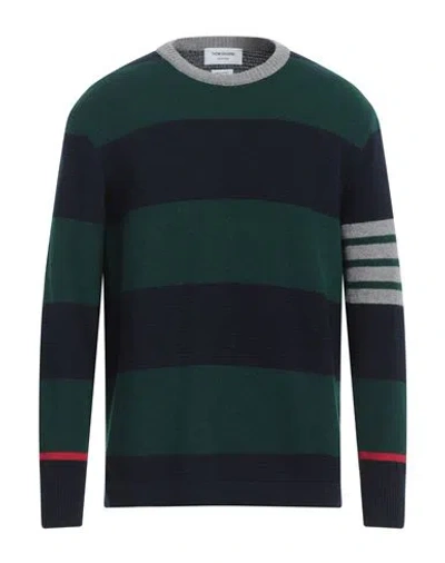Thom Browne Man Sweater Green Size 1 Virgin Wool