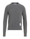 Thom Browne Man Sweater Grey Size 0 Cashmere In Gray
