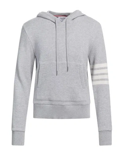 Thom Browne Man Sweater Grey Size 4 Cashmere, Wool