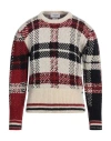 Thom Browne Classic Tartan Wool & Mohair Sweater In Rwbwht