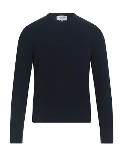 Thom Browne Man Sweater Navy Size 4 Virgin Wool