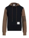 Thom Browne Man Sweater Navy Size 4 Virgin Wool In Multi