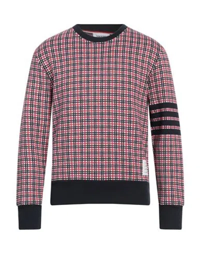 Thom Browne Man Sweater Red Size 5 Cotton