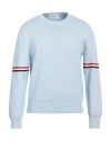 Thom Browne Logo Sweater In Blue
