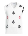 Thom Browne Man Sweater White Size 1 Cotton