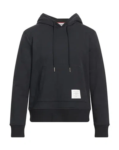 THOM BROWNE THOM BROWNE MAN SWEATSHIRT NAVY SIZE 2 COTTON, POLYESTER
