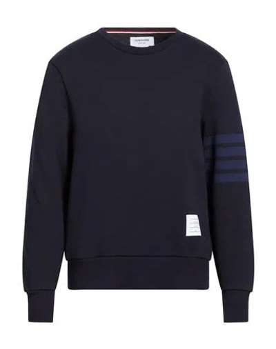 Thom Browne Man Sweatshirt Navy Size 5 Cotton In Blue