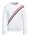 Thom Browne Man Sweatshirt White Size 3 Cotton In White