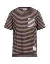 Thom Browne Stripe-print Cotton T-shirt