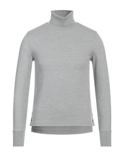 Thom Browne Man T-shirt Grey Size 5 Cotton, Polyester, Elastane