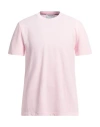 Thom Browne Man T-shirt Pink Size 4 Cotton, Elastane In Pink